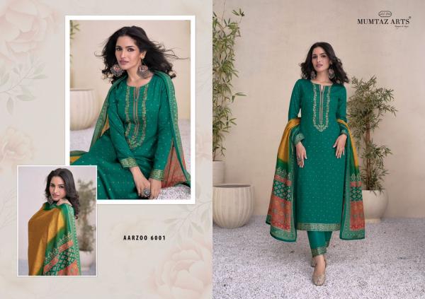 Mumtaz Aarzoo Jam Satin Designer Salwar Suits Collection